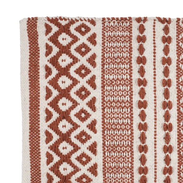 SEMA DESIGN Tapis Lindi Terracotta 90x60cm Coton pas cher en ligne 3