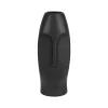 SEMA DESIGN Vase Mate Face Noir H24cm En Gres Authenticité garantie 8