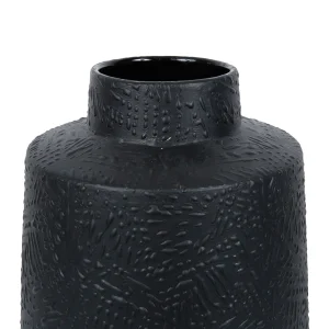 SEMA DESIGN Vase Solor Noir D18Xh28 Gres à prix d'occasion 6