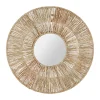 SEMA DESIGN Miroir Rond Joya Naturel D40cm En Jute Couleurs variées 14