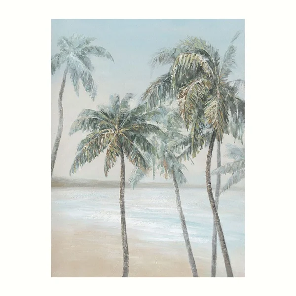 online boutique SEMA DESIGN Tableau Palmeraie Pastel 90x120cm Polyester Et Sapin 1