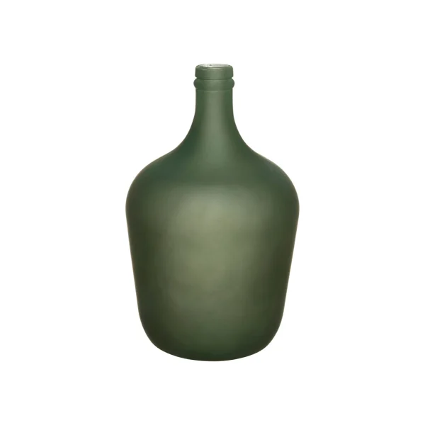 vente en ligne pas cher SEMA DESIGN Vase Dame Jeanne Comete Sauge Mat D18xh30cm Verre Recyclé 1