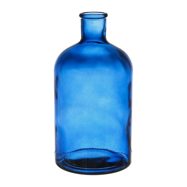 SEMA DESIGN Vase Bouteille Comete Indigo D11.5xh23cm Verre Recyclé marques pas cher 1