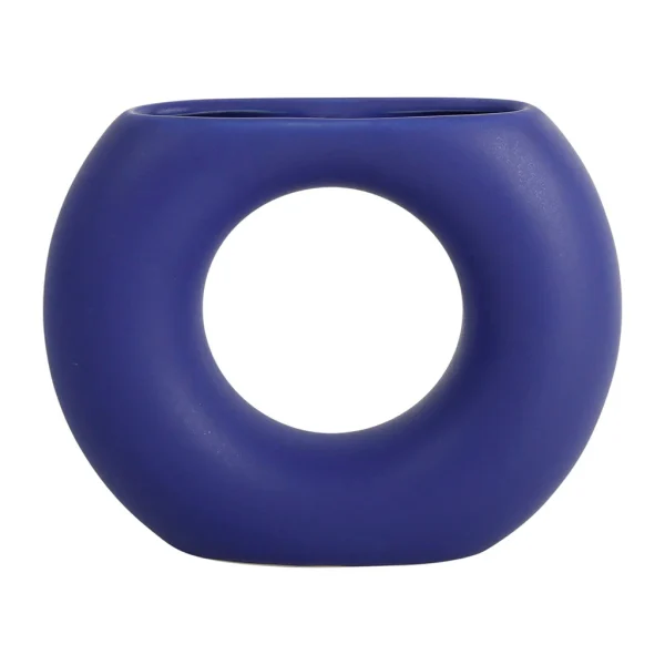 SEMA DESIGN Vase Eterra Indigo 17.5x5xh13.5cm Porcelaine Retour Facile et Gratuit 1