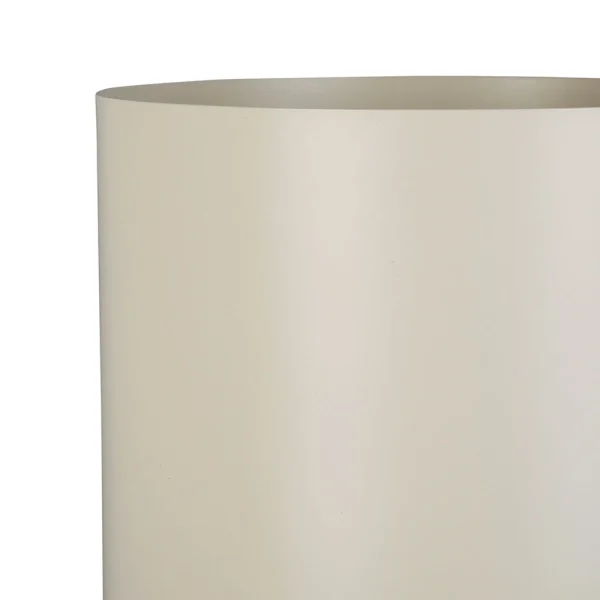 Meilleur Service SEMA DESIGN Cache Pot (lot De 2) Courba Beige Et Noir En Métal 3