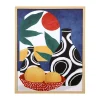 luxe soldes SEMA DESIGN Cadre Deco Encadré Coupe Fruit Multicolore 42x52cm 13