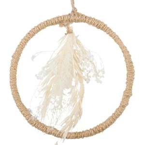 Meilleur Prix Garanti SEMA DESIGN Deco Suspendre Limonium Naturel D16.5cm En Fleurs Sechees Et Jute 7