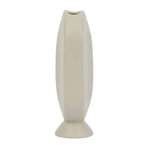 SEMA DESIGN Vase Face Grege 9×5.5xh17.5cm Gres Pas Cher soldes France 9