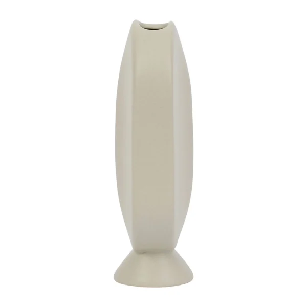 SEMA DESIGN Vase Face Grege 9×5.5xh17.5cm Gres Pas Cher soldes France 4