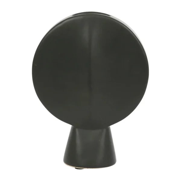 vente chaude SEMA DESIGN Vase Face Noir 14x6xh18cm Gres 3