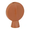 SEMA DESIGN Vase Face Terracotta 14x6xh18cm Gres Top ventes 11