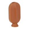 SEMA DESIGN Vase Face Terracotta 9×5.5xh17.5cm Gres Protections acheteurs 8