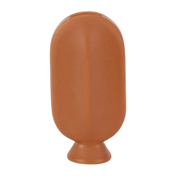 SEMA DESIGN Vase Face Terracotta 9×5.5xh17.5cm Gres Protections acheteurs 3