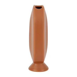 SEMA DESIGN Vase Face Terracotta 9×5.5xh17.5cm Gres Protections acheteurs 9