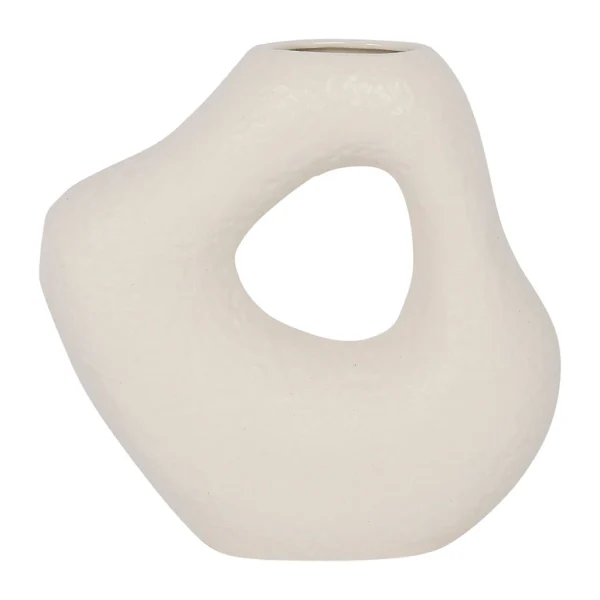 outlet SEMA DESIGN Vase En Dolomite Blanc H21cm – Arty Folk 1