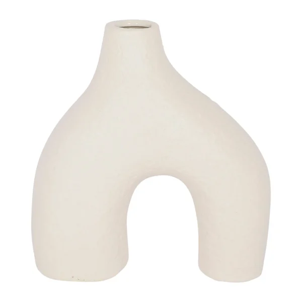 SEMA DESIGN Vase En Dolomite Blanc H24.5cm -arty Folk magasin en ligne france 1