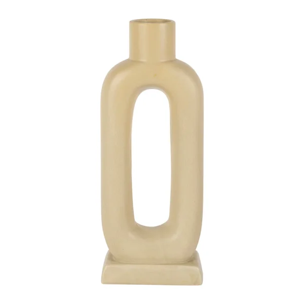 SEMA DESIGN Vase En Dolomite Blanc Cassé H32.5cm -terre Boheme pas cher en ligne 1