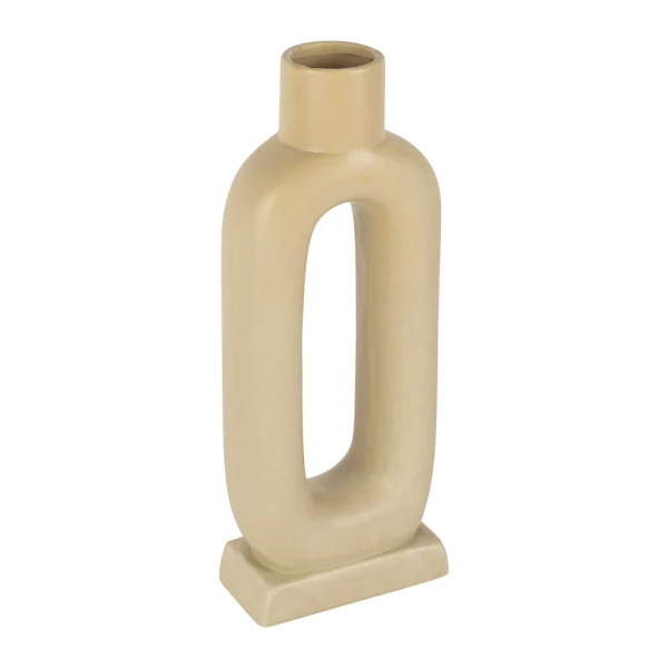 SEMA DESIGN Vase En Dolomite Blanc Cassé H32.5cm -terre Boheme pas cher en ligne 3