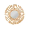 SEMA DESIGN Miroir Rond En Raphia Naturel D30cm belle 11