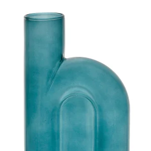 SEMA DESIGN Vase Soliflore émeraude En Verre – Blue Sand pas cher 6