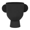 boutiqued pas cher SEMA DESIGN Vase Pour Fleur Séchée En Fer Noir – Terre Brulée 8