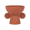 SEMA DESIGN Vase Pour Fleur Séchée En Fer Terracotta – Terre Brulée pas cher 11