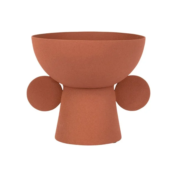 SEMA DESIGN Vase Pour Fleur Séchée En Fer Terracotta – Terre Brulée pas cher 1