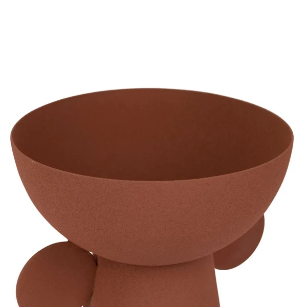 SEMA DESIGN Vase Pour Fleur Séchée En Fer Terracotta – Terre Brulée pas cher 3