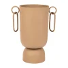 SEMA DESIGN Vase Pour Fleur Séchée Taupe En Fer – Terre Brulée pas cher marque 14