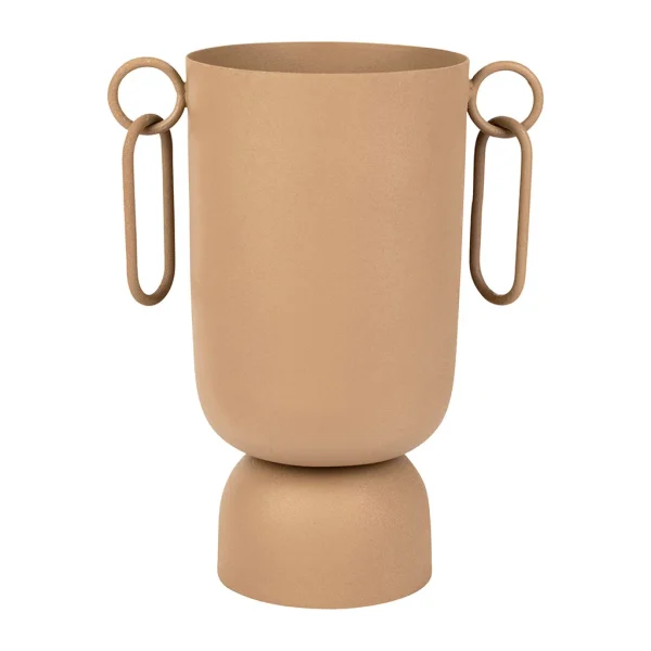 SEMA DESIGN Vase Pour Fleur Séchée Taupe En Fer – Terre Brulée pas cher marque 1