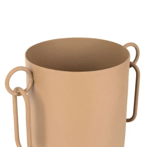 SEMA DESIGN Vase Pour Fleur Séchée Taupe En Fer – Terre Brulée pas cher marque 6