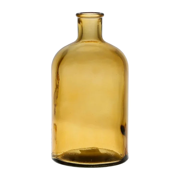 SEMA DESIGN Vase Bouteille Ambre En Verre Recyclé – Comete garantie de qualité 1