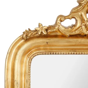 qualité supérieure Comptoir De Famille Miroir Feerie Doré En Bois 8