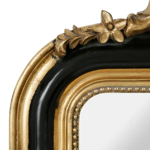 Comptoir De Famille Miroir Feerie Noir Et Doré En Bois REMISE 7